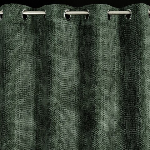 ZASŁONA GOTOWA ALETA 135 X 250 CM CIEMNOZIELONY