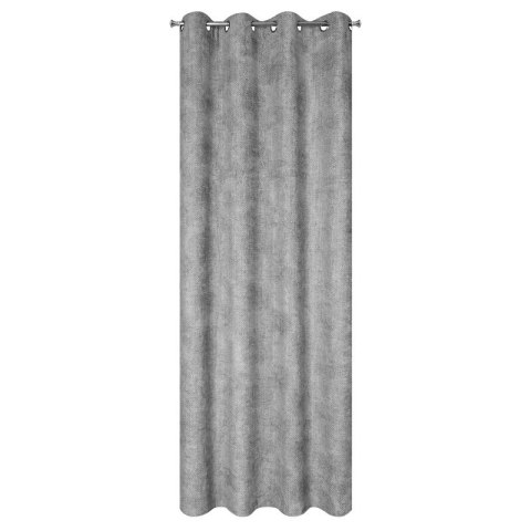 ZASŁONA GOTOWA ALETA 135 X 250 CM POPIELATY