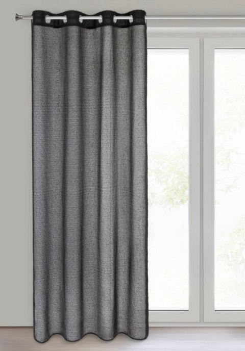 ZASŁONA GOTOWA AGIS 140 X 250 CM CZARNY