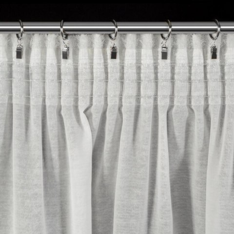 ZASŁONA GOTOWA AGIS 3 NA TAŚMIE 140 X 270 CM BIAŁY