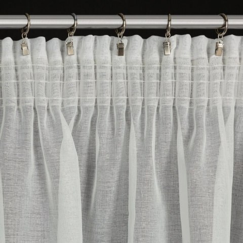 FIRANA GOTOWA MARION NA TAŚMIE 140 X 270 CM BIAŁY