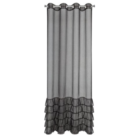 FIRANA GOTOWA CARLI 140 X 250 CM CZARNY