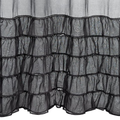 FIRANA GOTOWA CARLI 140 X 250 CM CZARNY