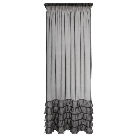 FIRANA GOTOWA CARLI NA TAŚMIE 140 X 250 CM CZARNY