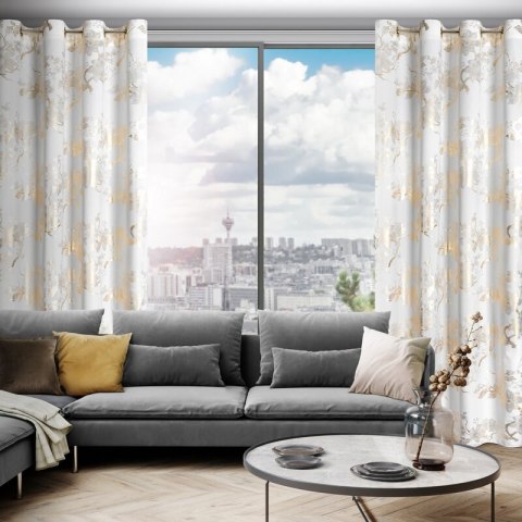 ZASŁONA GOTOWA CELIA 140 X 250 CM BIAŁY