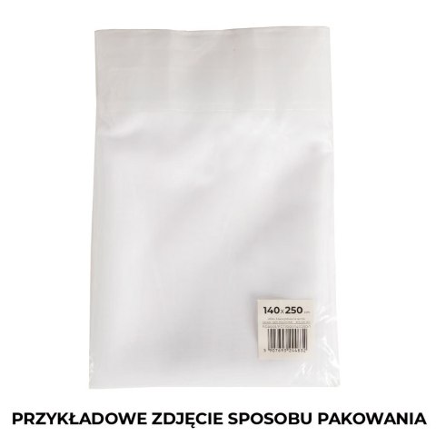 Firana gotowa na przelotkach, 140x250 cm, kolor 001 biały 400001/FGP/001/140250/1