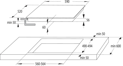 Płyta indukcyjna Gorenje GI6401BCE