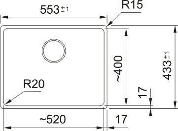 Zlewozmywak FRANKE Maris MRG 110-52 kolor Czarny mat