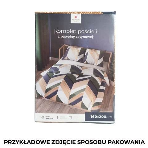 TRIANA Komplet pościeli z bawełny satynowej 160x200cm 100070/SAT/000/160200/1