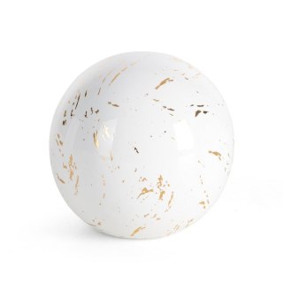 KULA DEKORACYJNA ARIELA O 10 X 10 CM BIAŁY