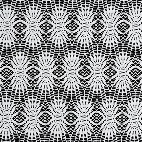 FIRANA GOTOWA ROZI 140 X 250 CM BIAŁY