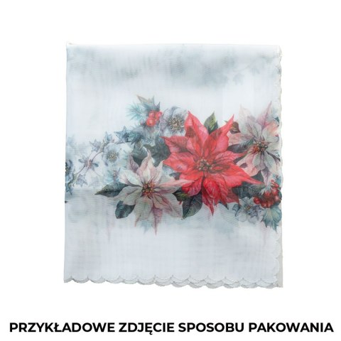 ZIMOWY KRAJOBRAZ Zazdrostka Microfibra, szerokość 100 x wysokość 40cm, kolor 002 zielony PBN265/ZAZ/002/100040/1