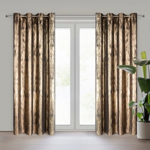 ZASŁONA GOTOWA EMILA 140 X 250 CM CZARNY