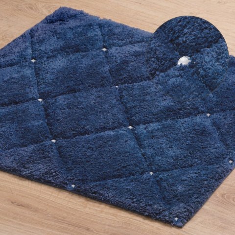 DYWANIK ŁAZIENKOWY CHIC (2) 50 X 70 CM GRANATOWY