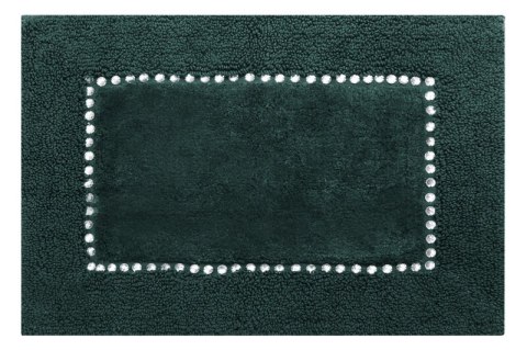 DYWANIK ŁAZIENKOWY CHIC 50 X 70 CM CIEMNOZIELONY