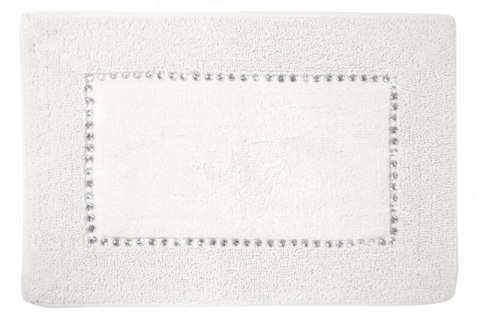 DYWANIK ŁAZIENKOWY CHIC 60 X 90 CM BIAŁY
