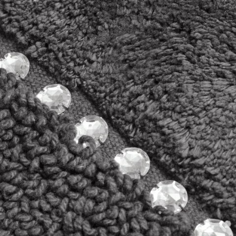 DYWANIK ŁAZIENKOWY CHIC 60 X 90 CM STALOWY