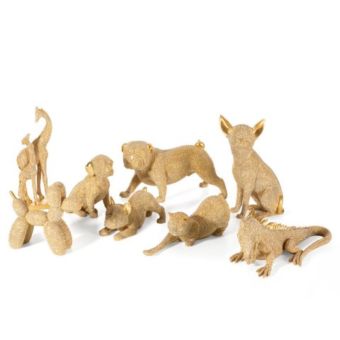 FIGURKA DEKORACYJNA ELDO 28 X 14 X 17 CM ZŁOTY