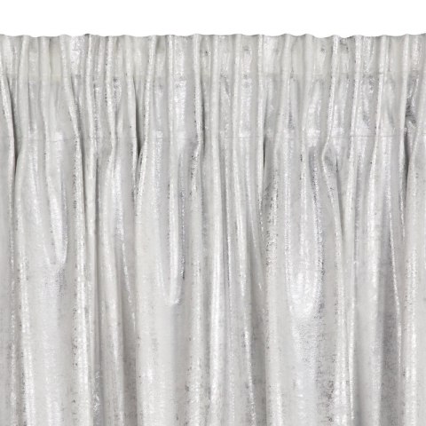 ZASŁONA GOTOWA RENIA NA TAŚMIE 140 X 270 CM BIAŁY