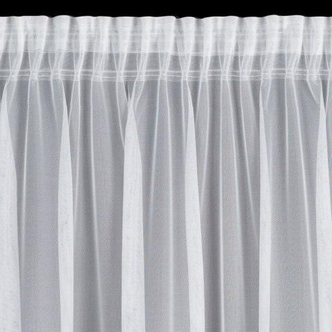 FIRANA GOTOWA LORIS NA TAŚMIE 140 X 270 CM BIAŁY