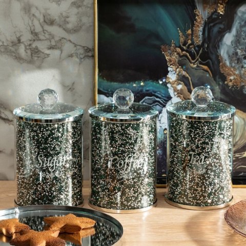 CERAMIKA 10X10X17 CM ZIELONY