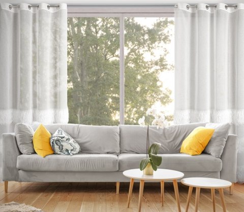 FIRANA GOTOWA MARGARET4 140 X 250 CM KREMOWY