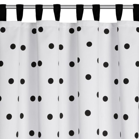 ZASŁONA GOTOWA BUSA NA SZELKACH 140 X 270 CM BIAŁY