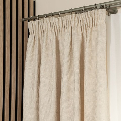 MOLLY Zasłona gotowa na taśmie, szerokość 140cm x wysokość 250cm, kolor 804 kremowy 651350/ZGT/804/140250/1