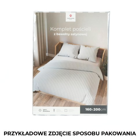 FUMO Komplet pościeli z bawełny satynowej 220x200cm 100063/SAT/000/220200/1