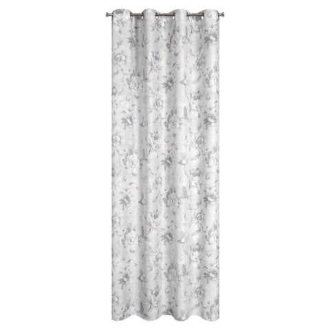ZASŁONA GOTOWA SIENNA 140 X 250 CM SREBRNY