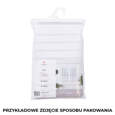 KAYLA Firanka żakardowa gotowa, szerokość 300 x wysokość 160cm, kolor 378 beżowy 044276/FBP/378/300160/1