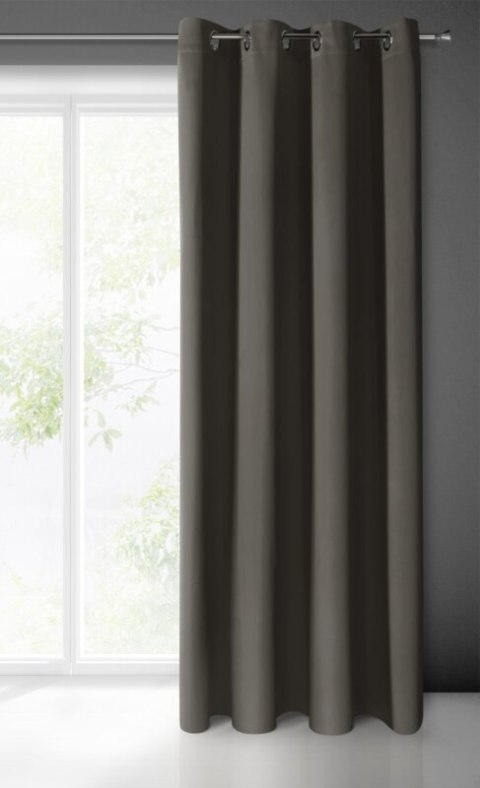 ZASŁONA GOTOWA LOGAN 135 X 250 CM GRAFITOWY