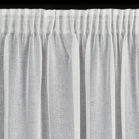 FIRANA GOTOWA MELIA NA TAŚMIE 140 X 270 CM BIAŁY