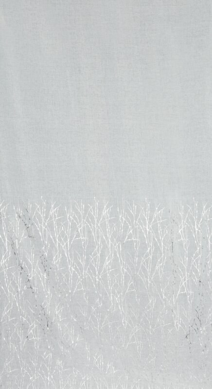 FIRANA GOTOWA MELIA NA TAŚMIE 140 X 270 CM BIAŁY