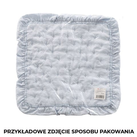 WERONA Poszewka dekoracyjna z falbaną w kropki, 40x40cm, kolor 015 różowy WERONA/POP/015/040040/1