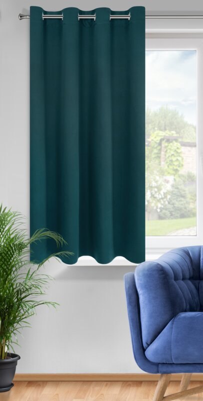 ZASŁONA GOTOWA LOGAN 140 X 175 CM PETROL