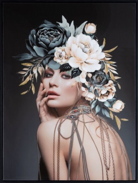 OBRAZ 658 60 X 80 CM CZARNY