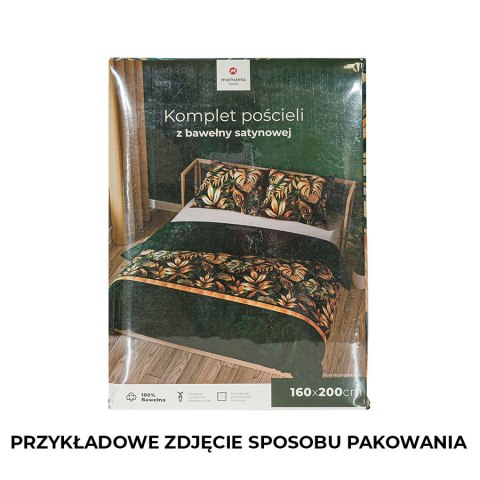 SELVA Komplet pościeli z bawełny satynowej 160x200cm 100072/SAT/000/160200/1