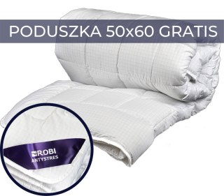 Zestaw 2x kołdra Antystres całoroczna 155x200 cm + GRATIS poduszka Antystres 50x60 cm