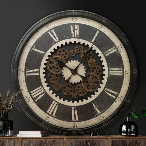 ZEGAR DEKORACYJNY 81 76 X 8 X 76 CM CZARNY