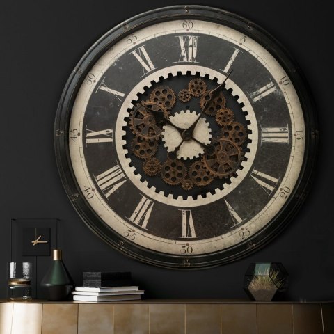 ZEGAR DEKORACYJNY 81 76 X 8 X 76 CM CZARNY