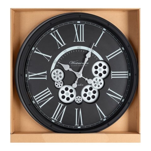 ZEGAR DEKORACYJNY 85 48 X 8 X 48 CM CZARNY