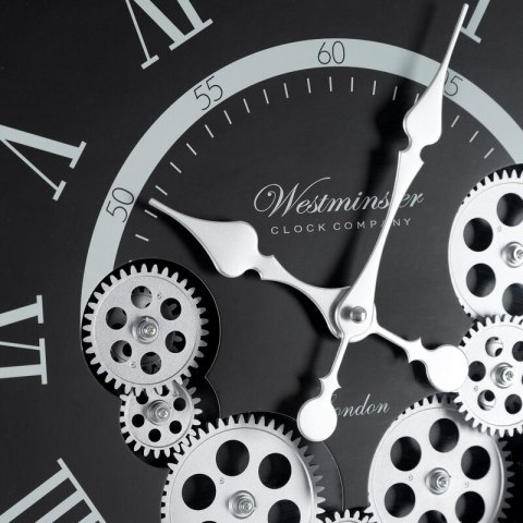 ZEGAR DEKORACYJNY 85 48 X 8 X 48 CM CZARNY