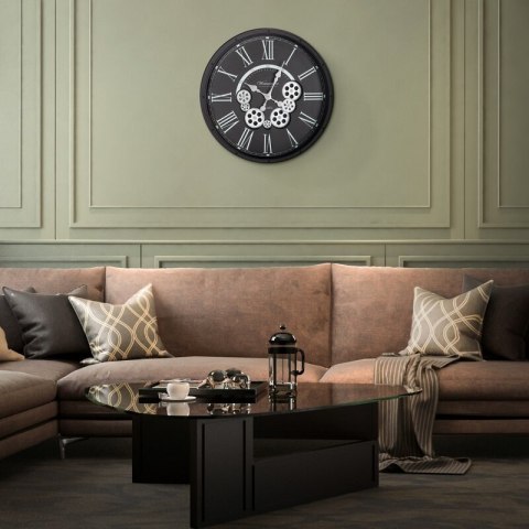 ZEGAR DEKORACYJNY 85 48 X 8 X 48 CM CZARNY