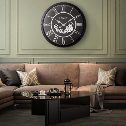 ZEGAR DEKORACYJNY 87 72 X 8 X 72 CM CZARNY