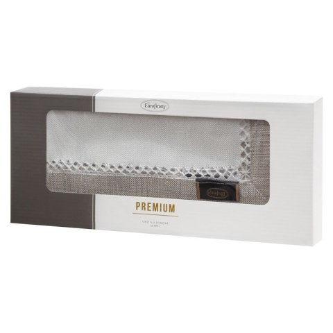 OBRUS EMMA 85 X 85 CM BIAŁY