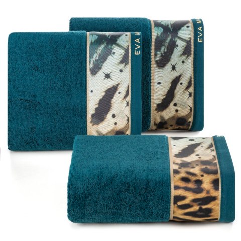 RĘCZNIK EVA 15 50 X 90 CM CIEMNOTURKUSOWY