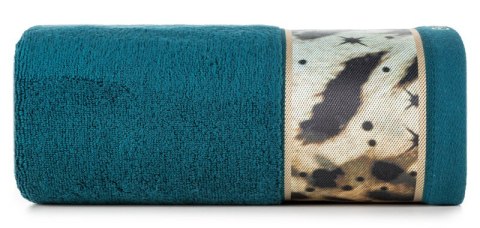 RĘCZNIK EVA 15 50 X 90 CM CIEMNOTURKUSOWY