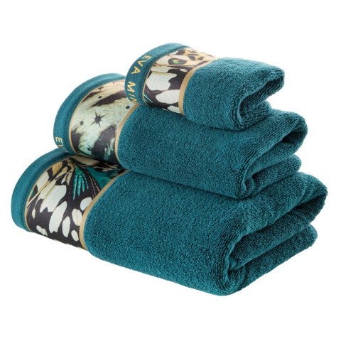 RĘCZNIK EVA 15 50 X 90 CM CIEMNOTURKUSOWY