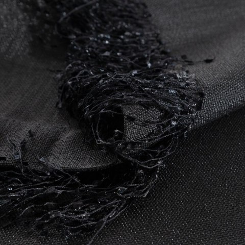 OBRUS JASPER 140 X 180 CM CZARNY